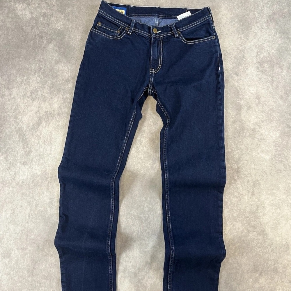 [83] Acne Studios Navy and White Jeans Women’s 29x32 Size